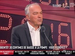 Les Grandes Gueules - Une baisse provisoire de 30 centimes à la pompe , promet Michel-Edouard Leclerc. Vous y croyez ?